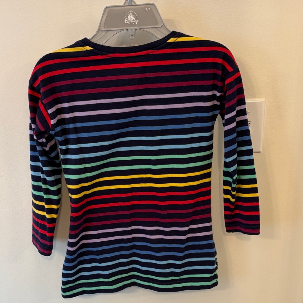 Primary Multicolor Striped Long Sleeve Tee - Picture 4 of 4